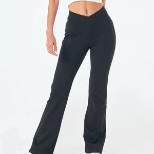 Glassons Australia V front flared ponte pant